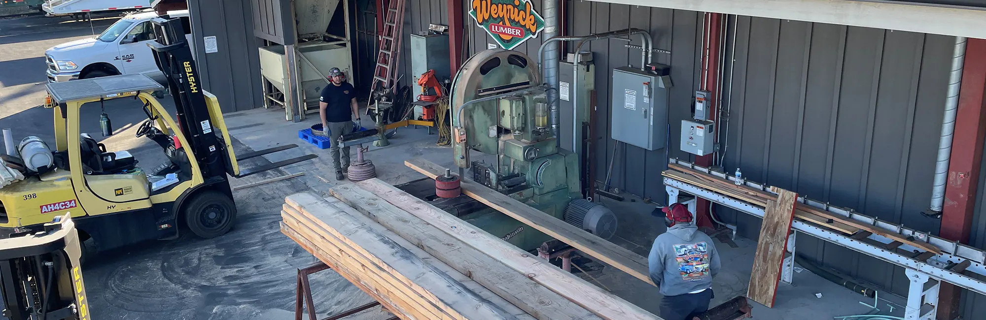 Weyrick Companies Lumber, Sand & Gravel, and Trucking Services on the